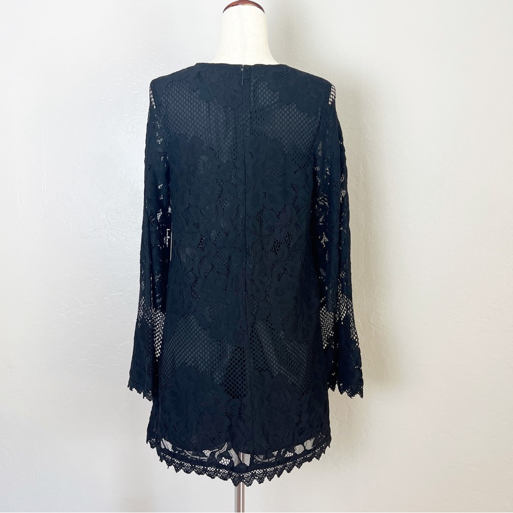Lulu's Black Lace Mini Dress - Picture 3 of 15